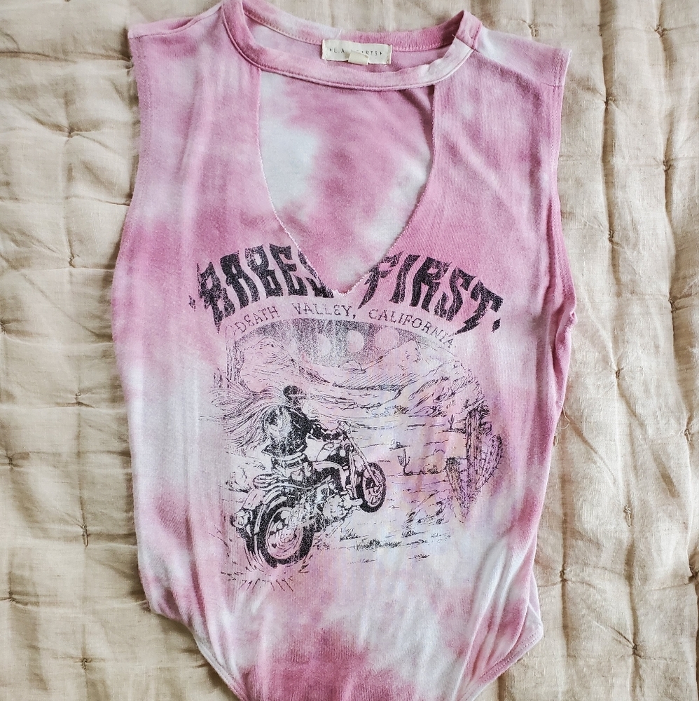 Muscle tank bodysuit